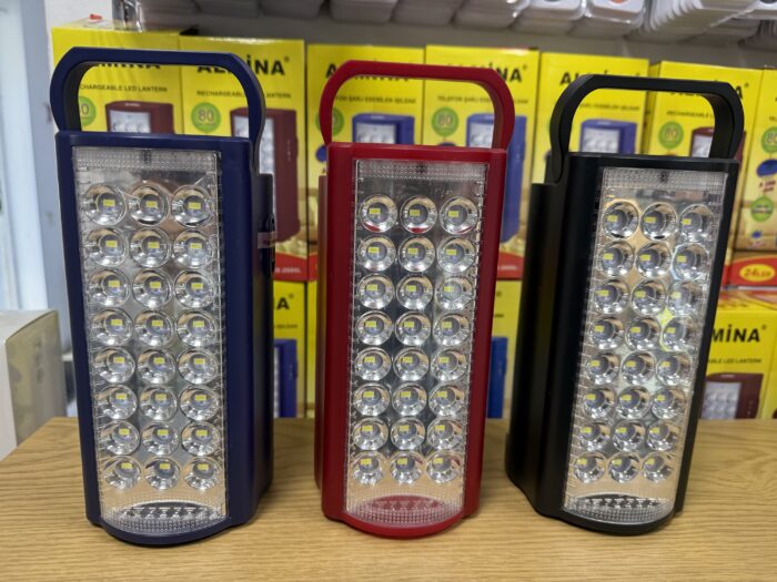 Аварійний акумуляторний ліхтар-лампа Almina 24 LED з функцією Power Bank (для дому та офісу) - Зображення 2