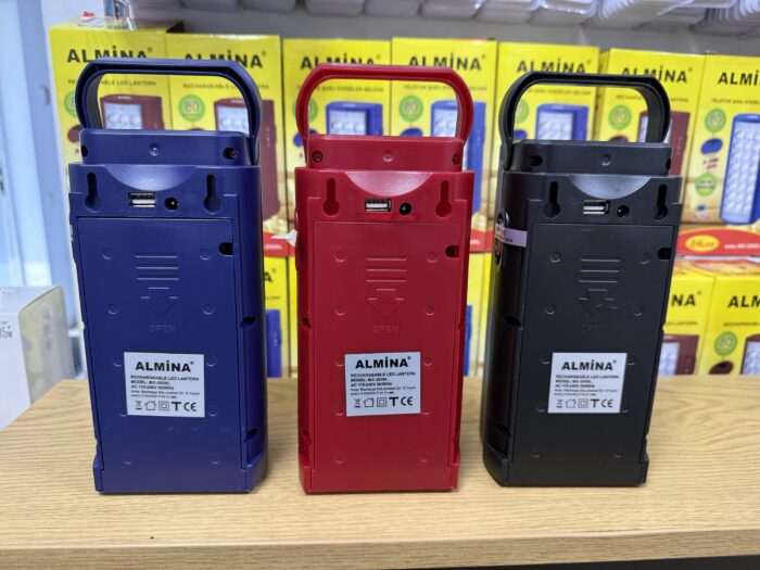 Аварійний акумуляторний ліхтар-лампа Almina 24 LED з функцією Power Bank (для дому та офісу) - Зображення 4