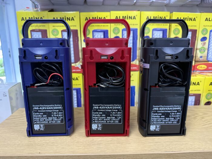 Аварійний акумуляторний ліхтар-лампа Almina 24 LED з функцією Power Bank (для дому та офісу) - Зображення 5