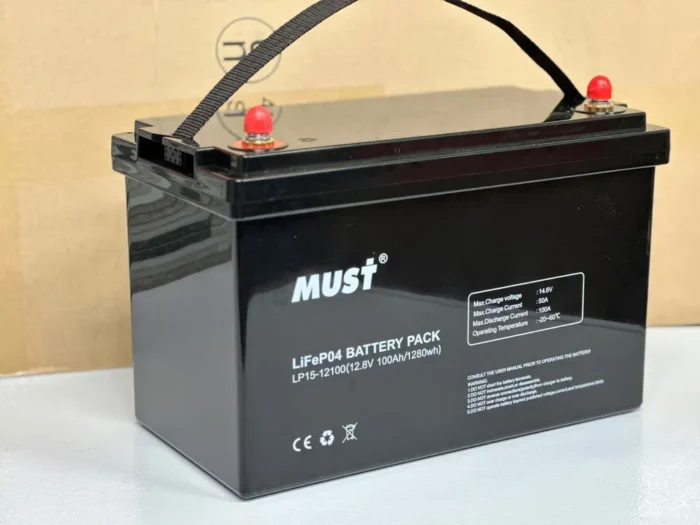 Акумуляторна батарея MUST LiFePO4 12V 100Ah (LP15-12100) - Зображення 3