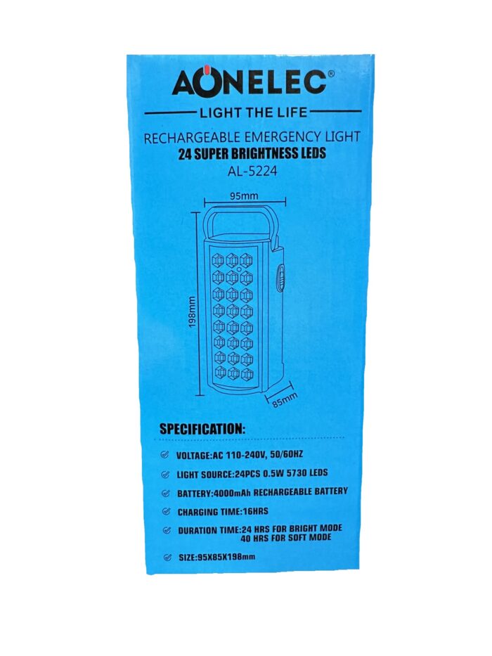 Ліхтар AOnelec AL-5224 24 led - Зображення 7