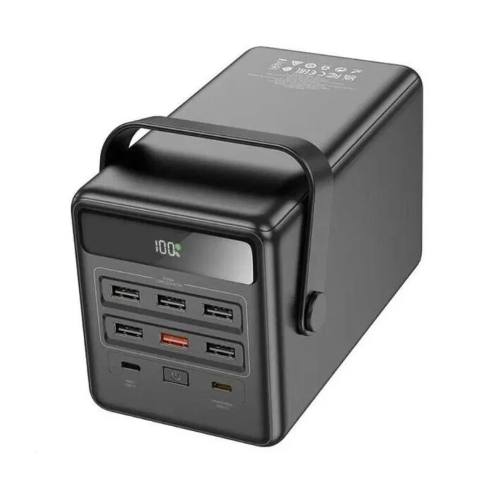 Повербанк Hoco DB03 Endure 22.5W fully compatible PB / Lamp / 100 000mAh Black - Зображення 2