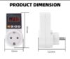 Реле напруги TAXNELE 16A (140V–300V) - Зображення 3